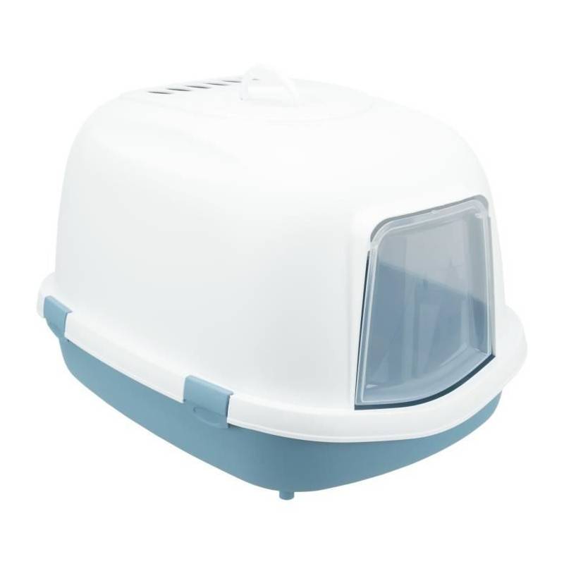 Trixie - Caja de arena Trixie Primo Xxl Top - Tapa - 56 × 47 × 71 Cm - Azul Y Blanco
