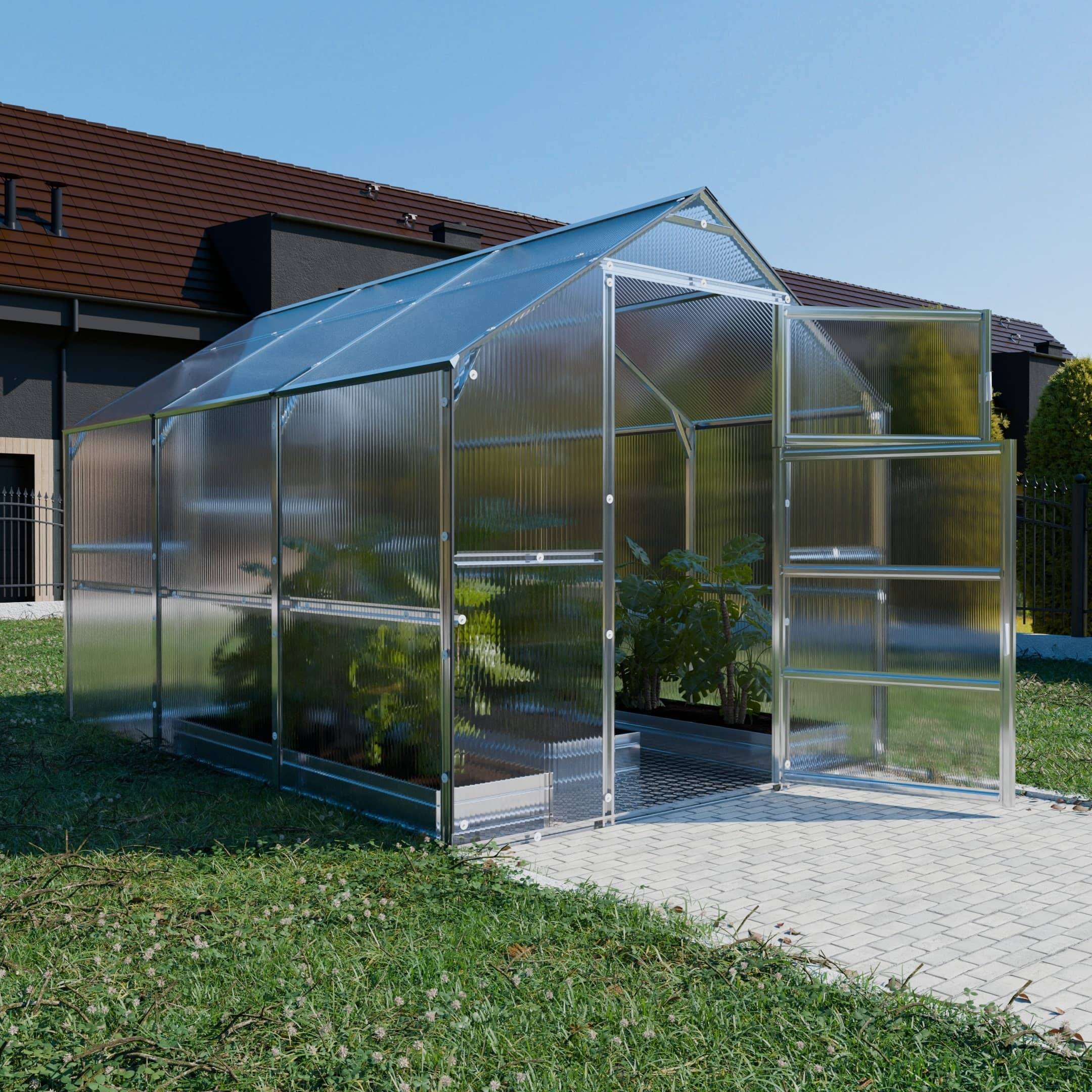KLASIKA GREENHOUSES - Serre KLASIKA BERNARD 2,35 x 3 m (7,05 m²), 6 mm avec revêtement en polycarbonate - Image 3