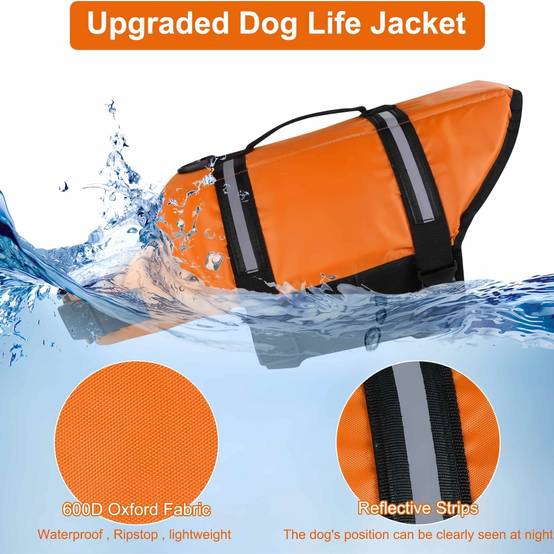 Gilet de sauvetage pour chien M IntiMeg - Image 6
