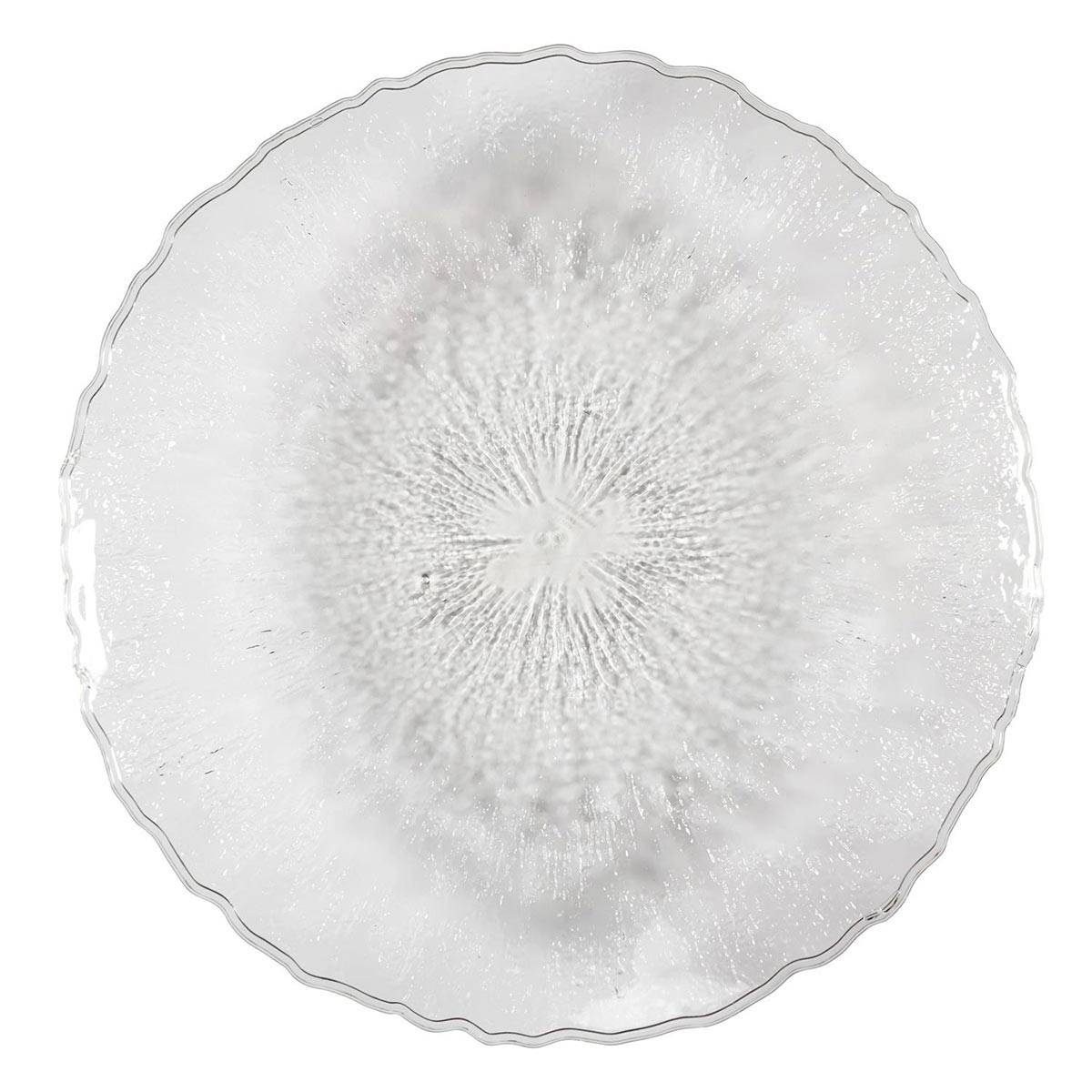 The Home Deco Factory - Plateau Design Martelé "Rogelio" 42cm Transparent - Image 2