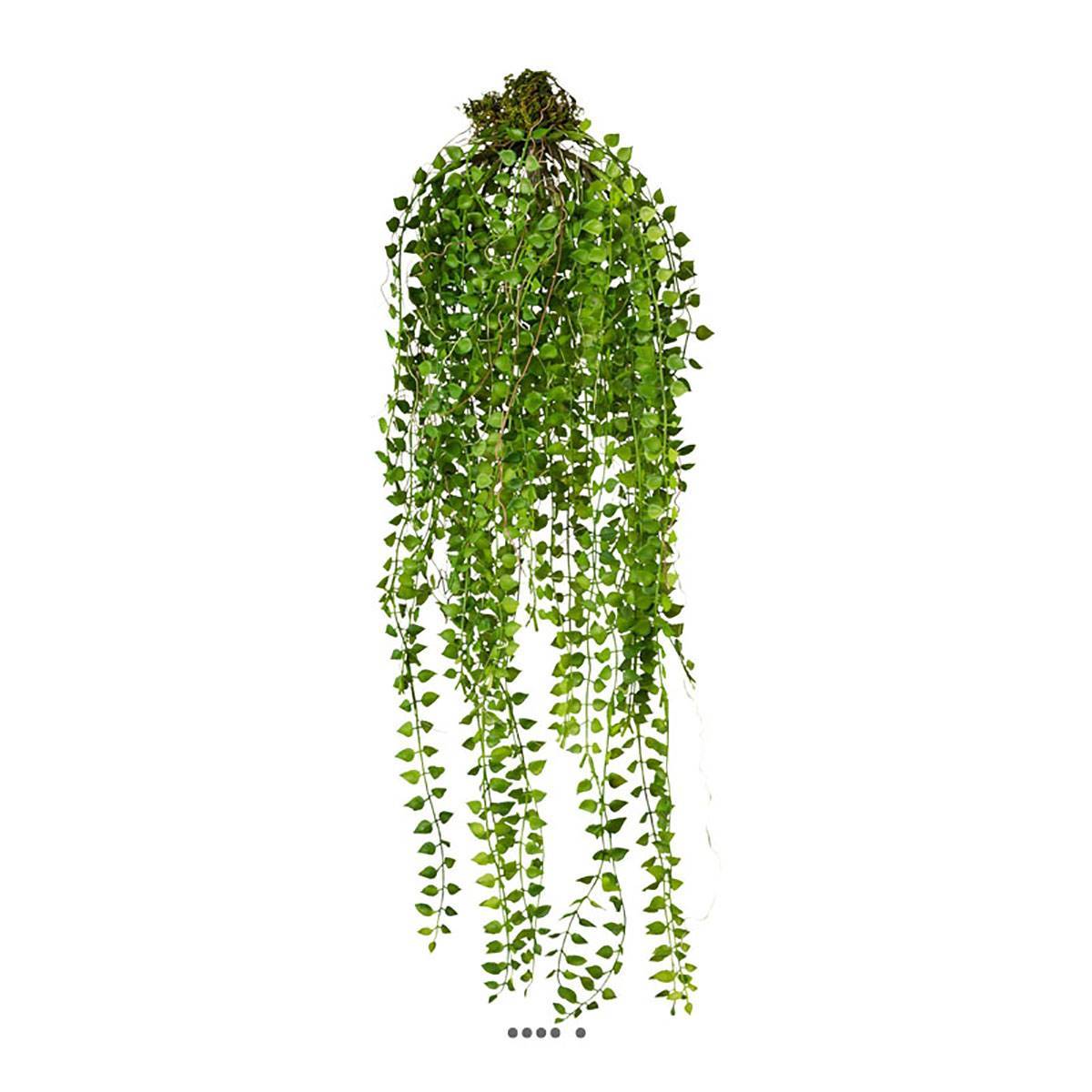Chute de columnea artificiel L 70 cm feuillage plastique - Image 4