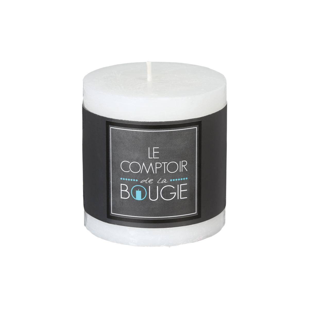 Atmosphera - Bougie rustique "Olia" blanc 220g - Atmosphera Créateur d'intérieur