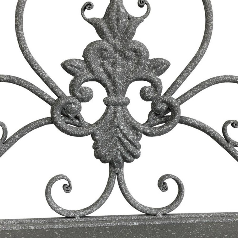 Porte manteaux étagère en métal gris 51 x 38 x 18.5 cm Chemin de campagne - Imagen 3