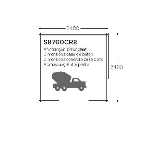 Abri de jardin GERA en bois 5,12m², Toiture Shingle rouge, Plancher Oui - Imagen 4