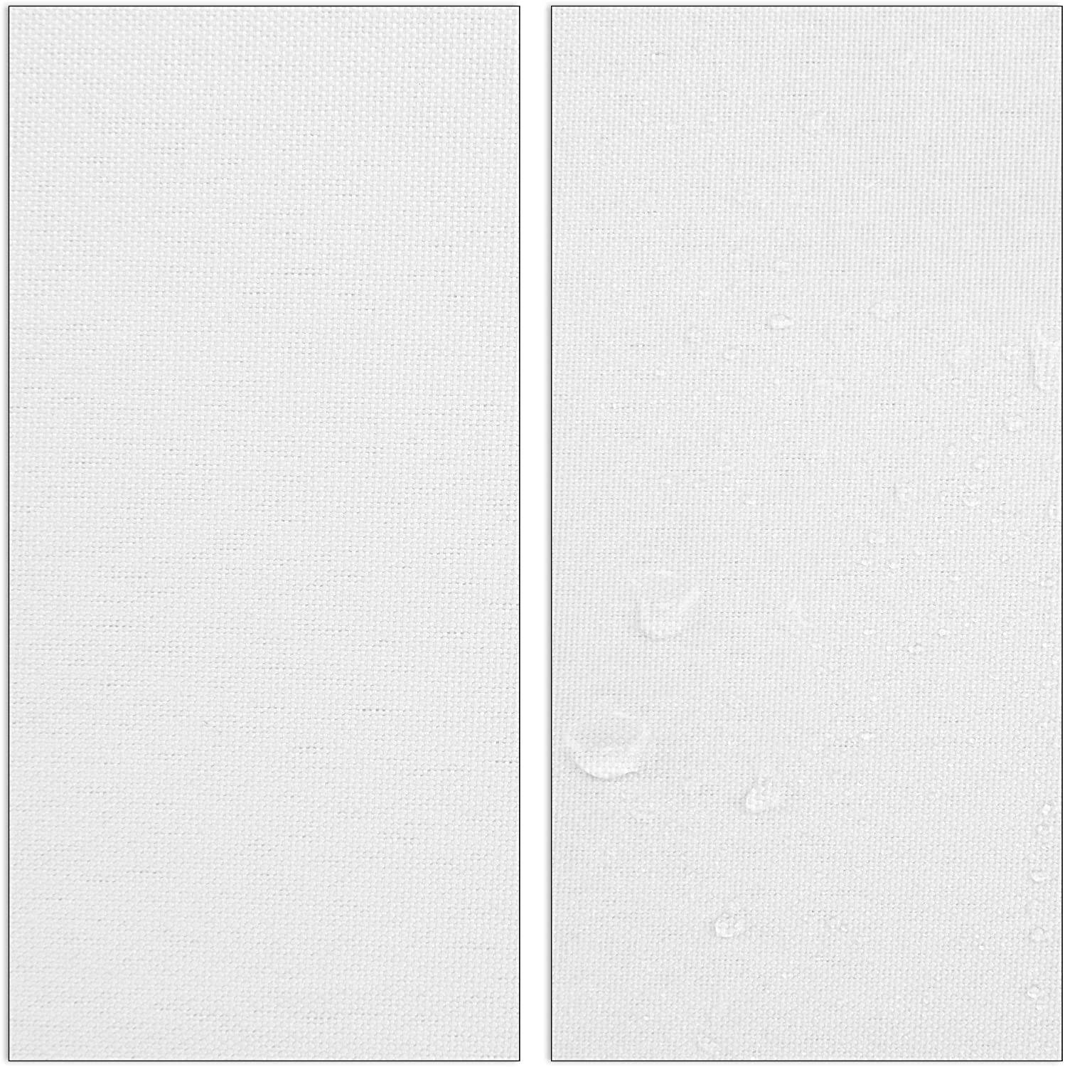 Helloshop26 - Voile d’ombrage carré 5 x 5 m blanc - Imagen 5