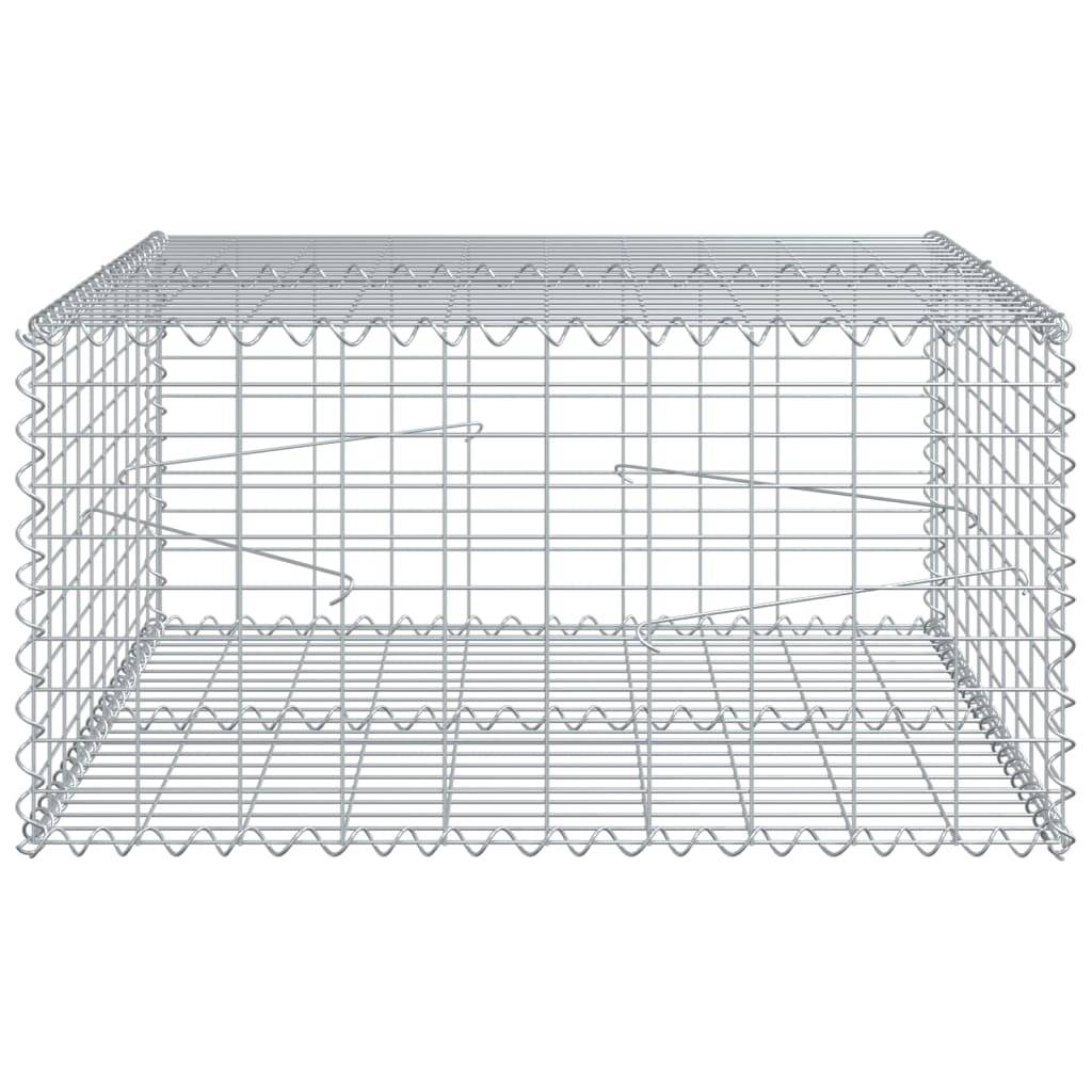 Mur Gabion Acier Galvanisé pour Aménagement Jardin 100x100x50 cm – ComfortXL Outdoor Living - Image 4