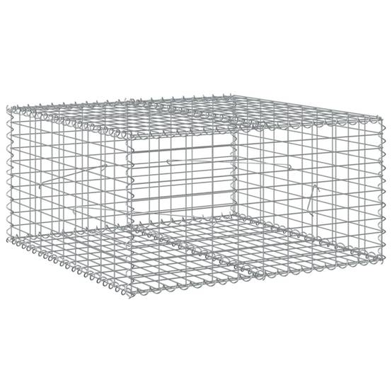 Mur Gabion Acier Galvanisé pour Aménagement Jardin 100x100x50 cm – ComfortXL Outdoor Living - Image 5