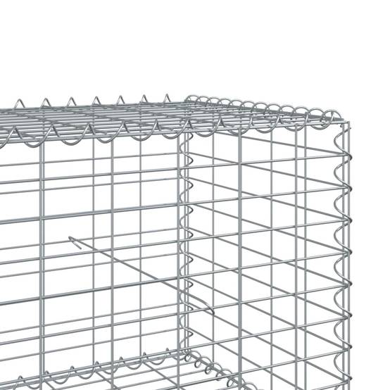 Mur Gabion Acier Galvanisé pour Aménagement Jardin 100x100x50 cm – ComfortXL Outdoor Living - Image 6