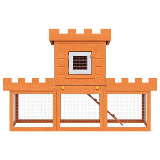 Vidaxl - Clapier large d'extérieur avec 1 seule maison vidaXL 170173 - Imagen 7