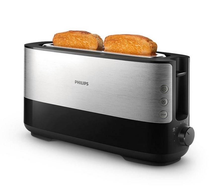 Philips - Grille-pains 1 fente 1030w noir/inox HD2692/90 Philips - Image 2