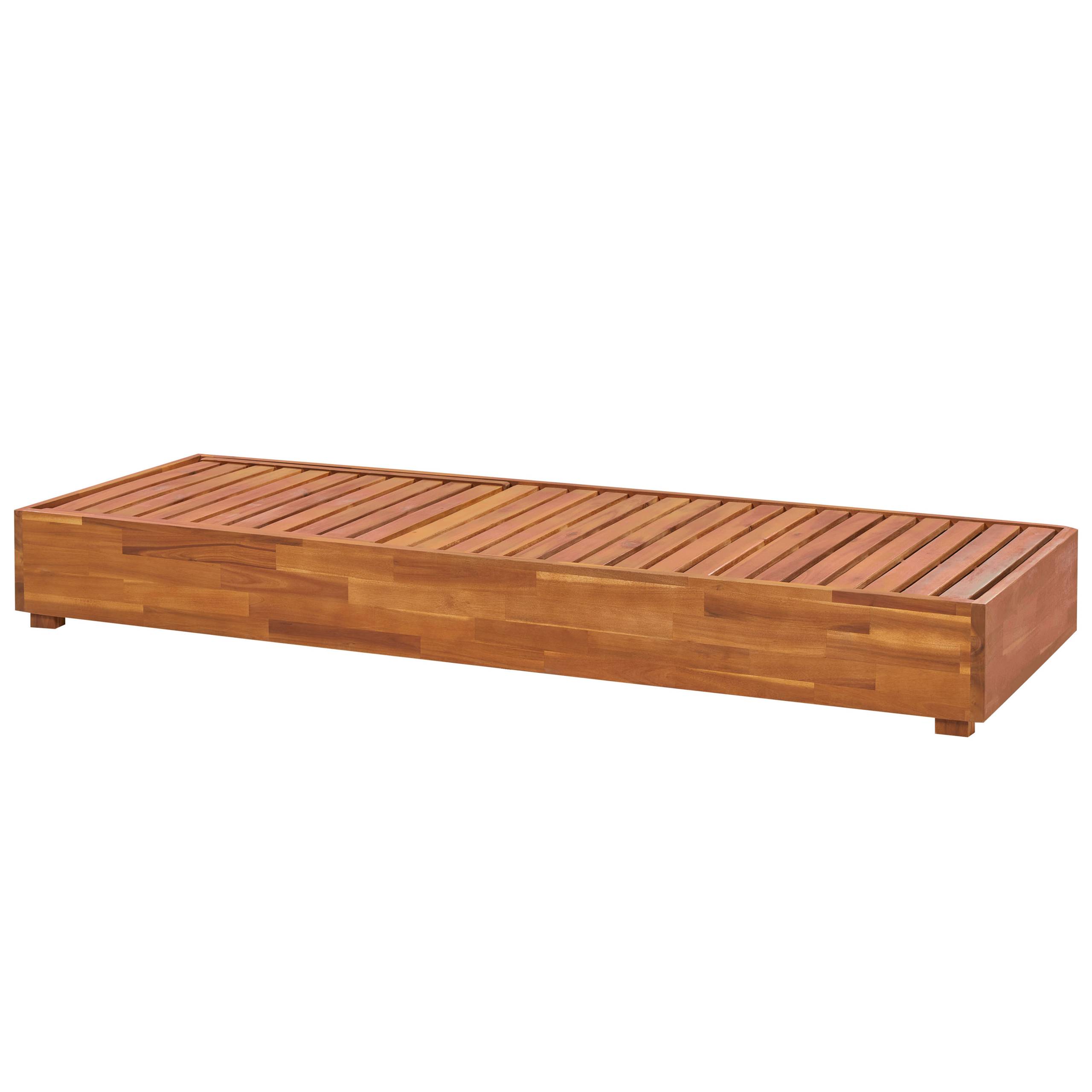 Beliani - Chaise longue Acacia Marron FANANO - Beliani - Imagen 5