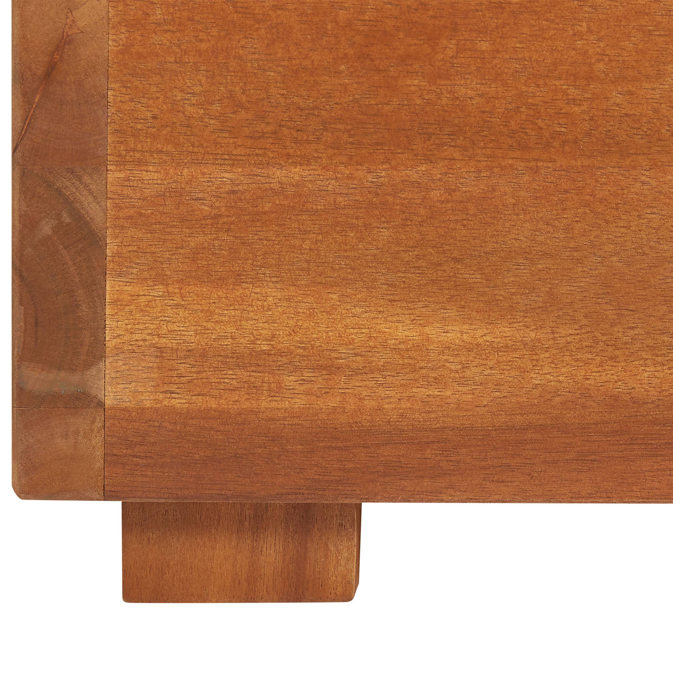 Beliani - Chaise longue Acacia Marron FANANO - Beliani - Imagen 9