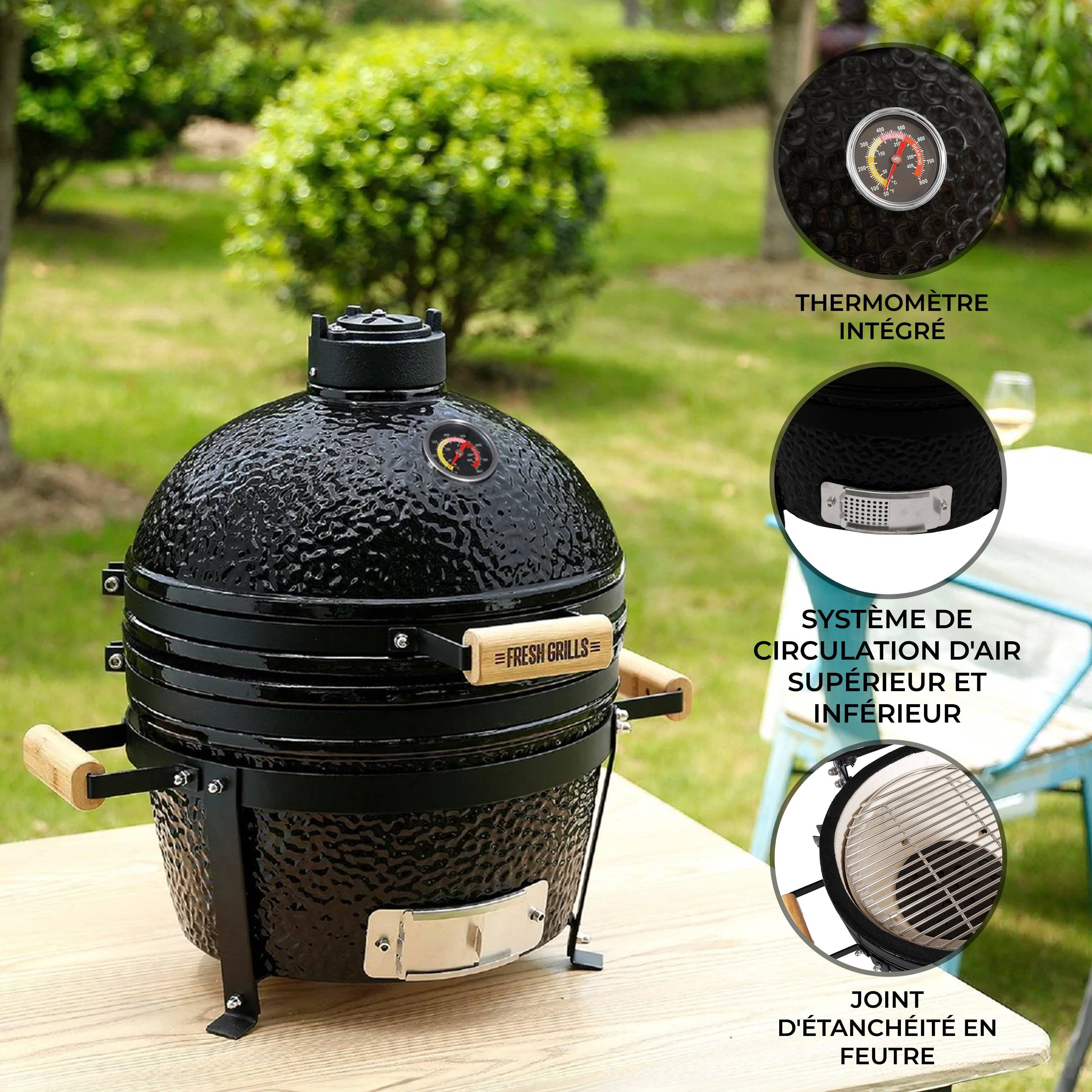 Monstershop - Barbecue au Charbon de Bois Kamado 40,6cm - Imagen 2