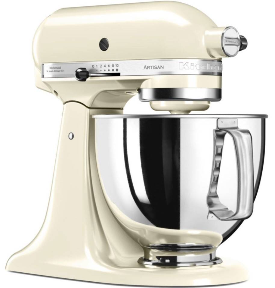 Robot sur socle 4,8l 300w crème 5KSM125EAC Kitchenaid - Image 3
