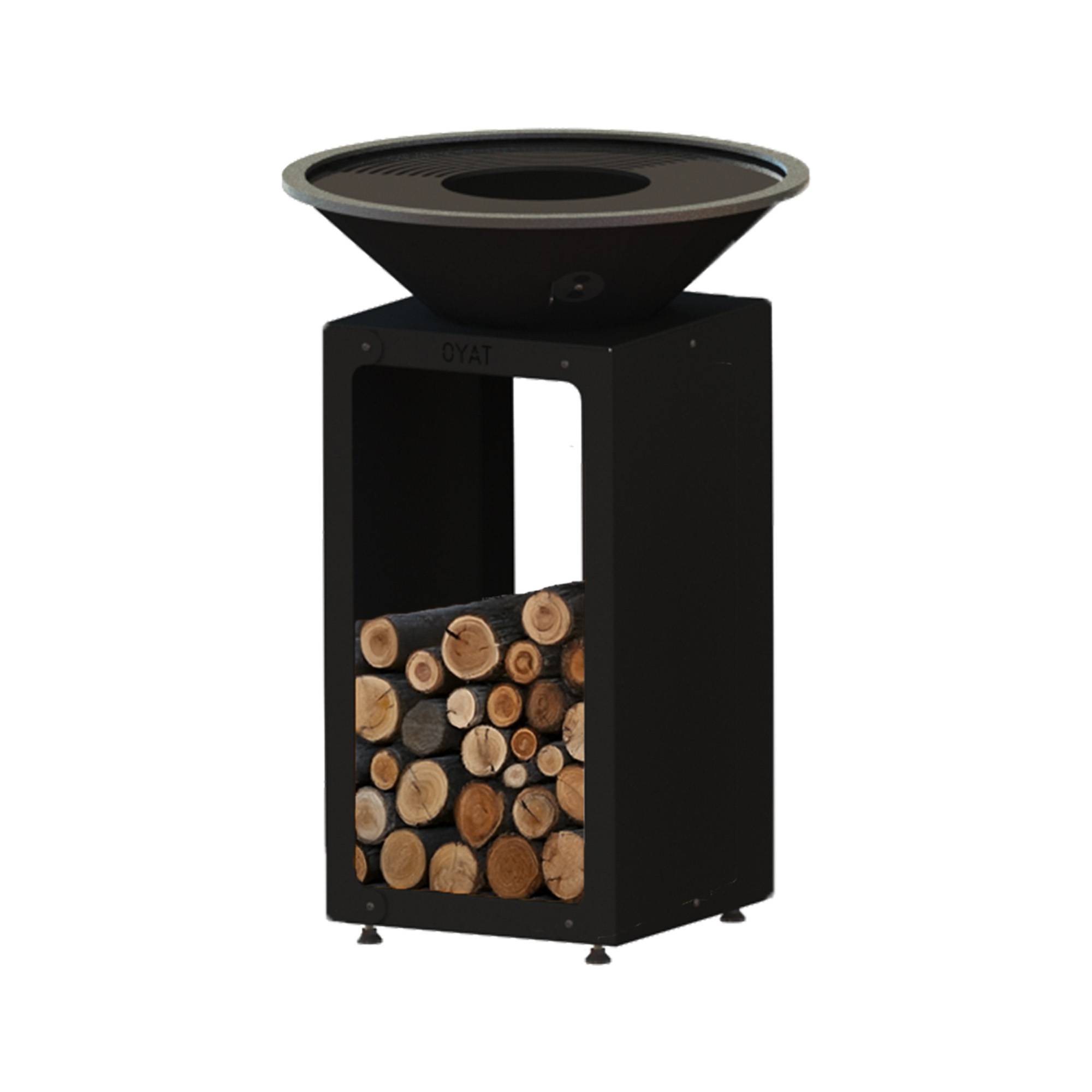Brasero B.B.O 58 Noir - Ø54 cm Acier thermolaqué - OYAT - Image 1