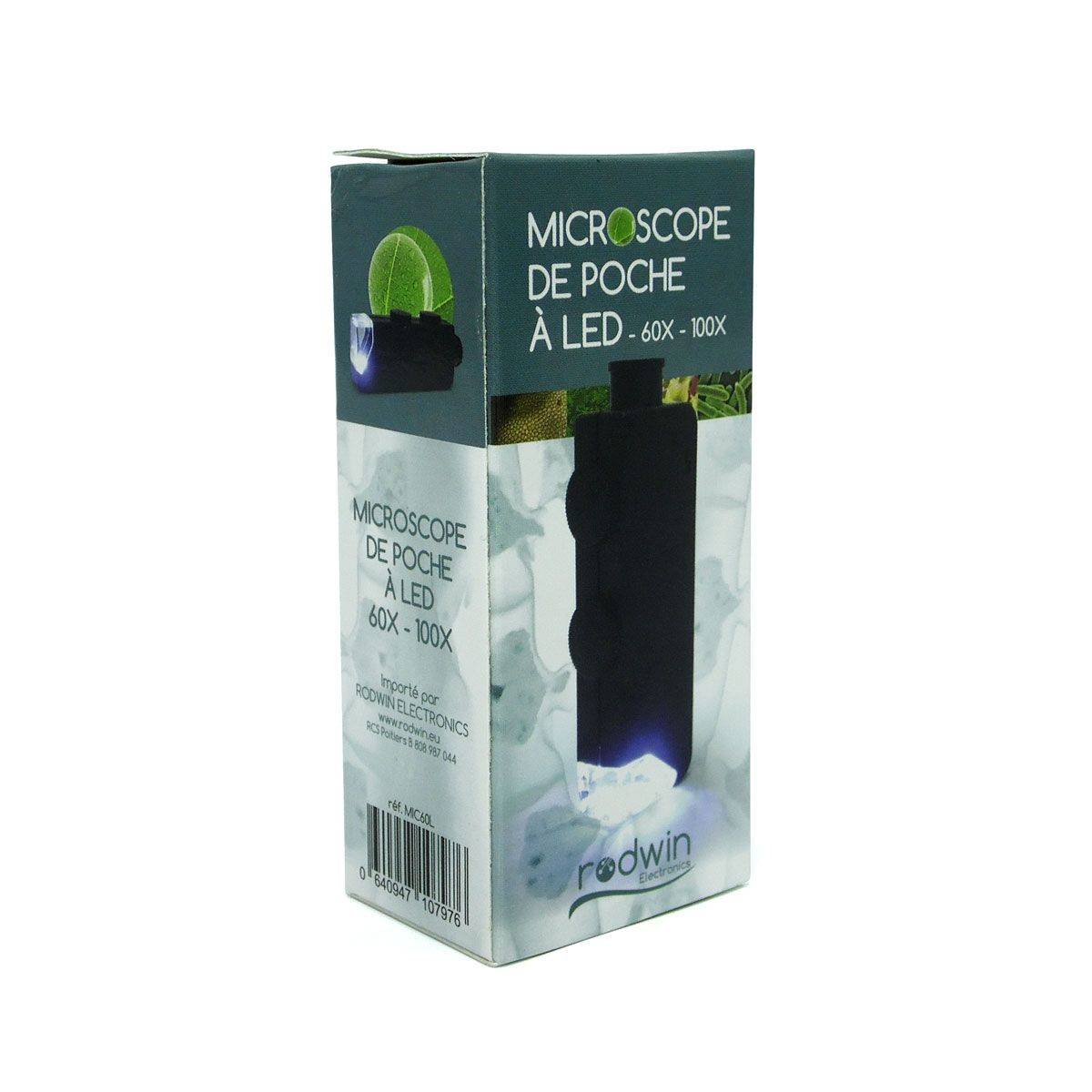 Microscope de poche - zoom et focus  60/100  - RODWIN Electronics - Image 4