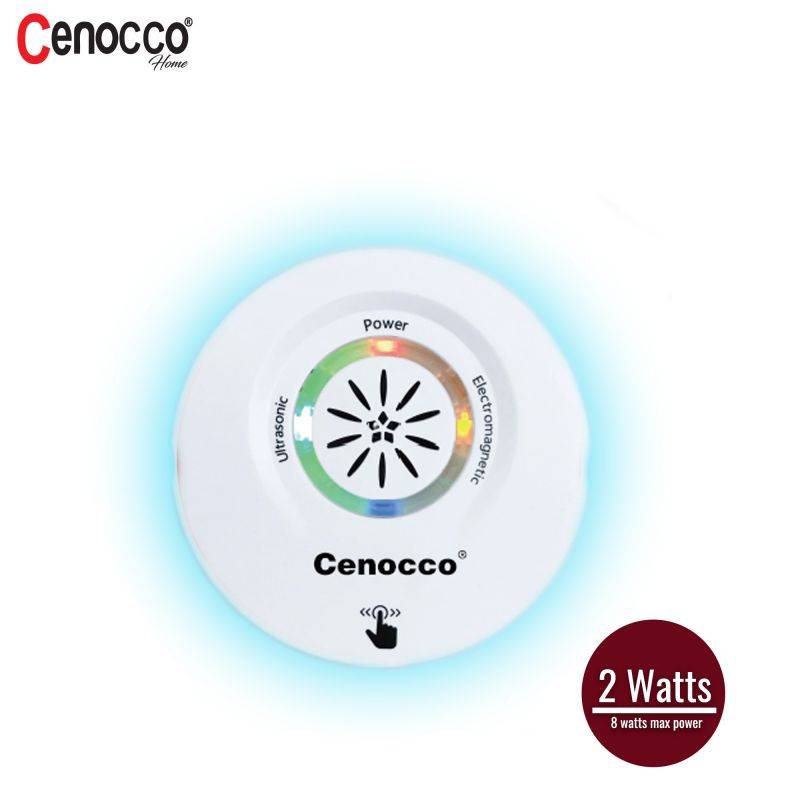 Prise Anti insecte à Ultrasons et Electromagnetique CC9097-WHT Cenocco - Image 3