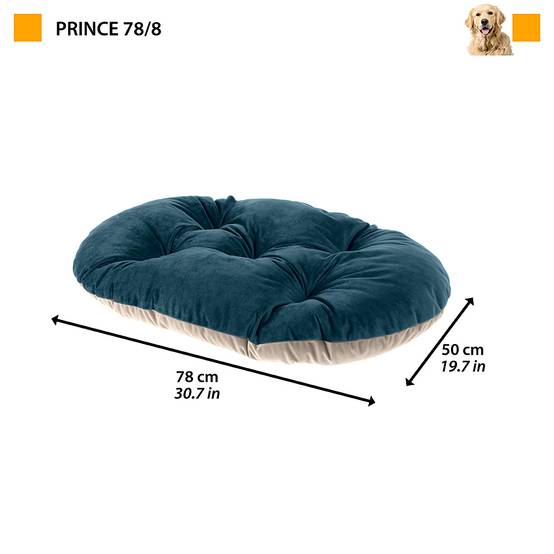 Ferplast - Ferplast coussin pour chiens et chats PRINCE 78/8, petit lit rembourré pour animaux, double-face, 78x50 cm, rose - Imagen 2