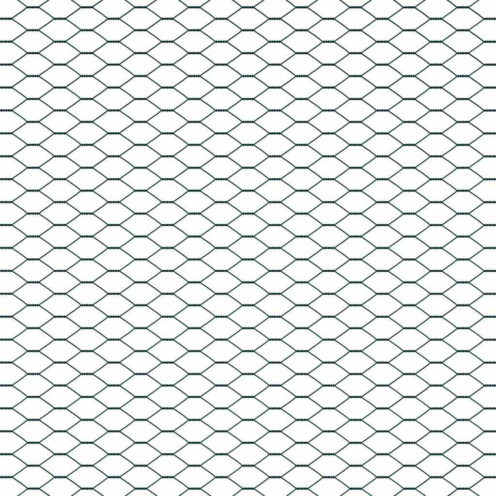 Clôture hexagonale PVC vert 50 x 1.2 m, Poids :15kg - PANGIVO - Image 7