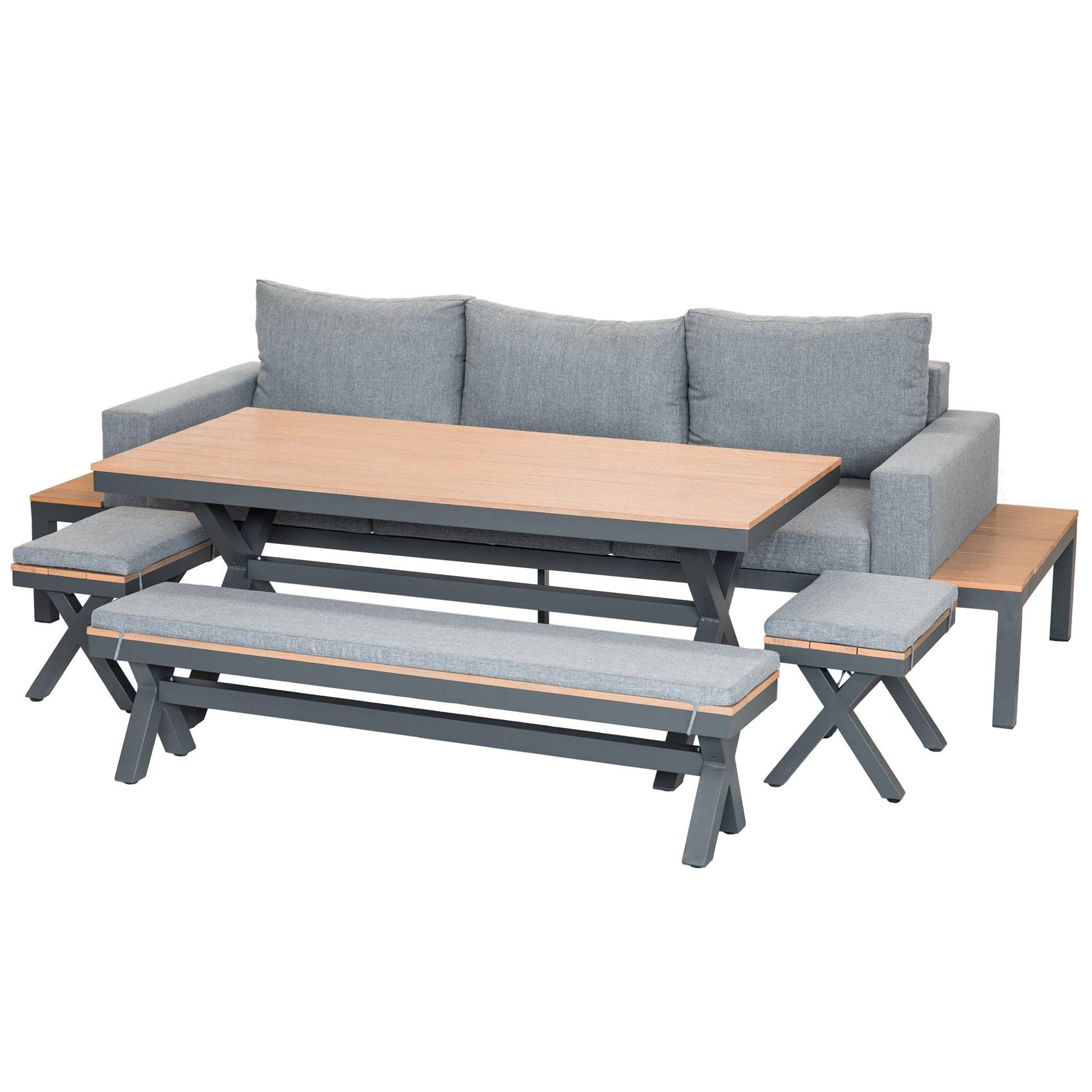 Salon bas détente/repas de 8 places - JARDILINE - Imagen 2