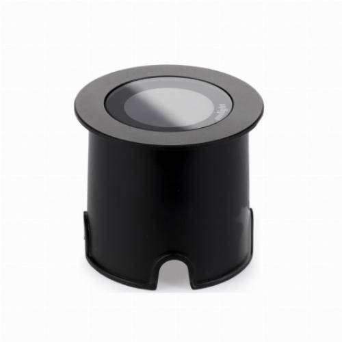 Jardiprotec - Spot de sol Terra Round aluminium 24V - 1W - Noir - Imagen 1