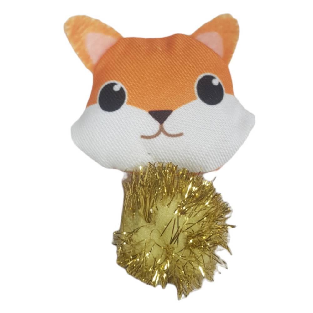 jeux chat Lovely renard Taille 8 x 6 cm x 2.5 cm avec catnip - Imagen 2