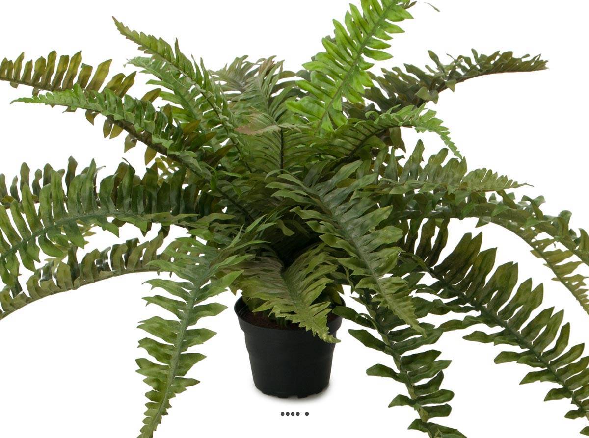 Artificielles - Fougère arborescente artificielle en pot, D 60 cm, H 35 cm - Imagen 3