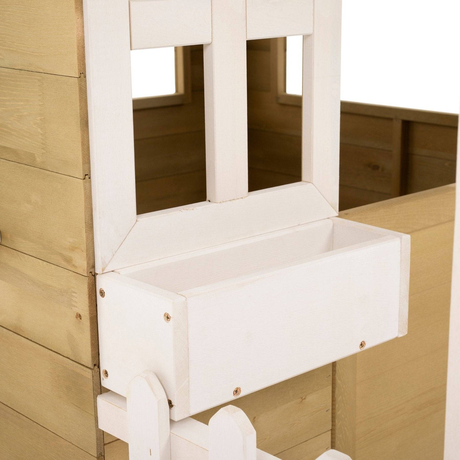 Tp Toys - Maisonnette cubby avec veranda tp toys fsc 119,5 x 137 x 138 cm - Imagen 5