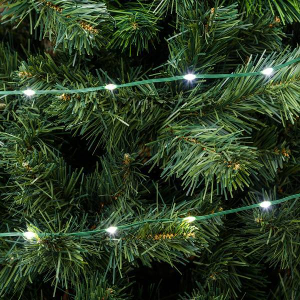 Lotti - Guirlande lumineuse gouttes 45m 600 LED haute luminosité blanc froid 8 animations câble vert IP44 Lotti - Imagen 5