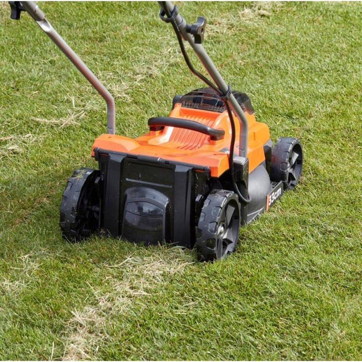 Tondeuse sur batterie 33 cm, sac 35 L, 5 hauteurs 25-65 mm - Black+Decker - Image 2