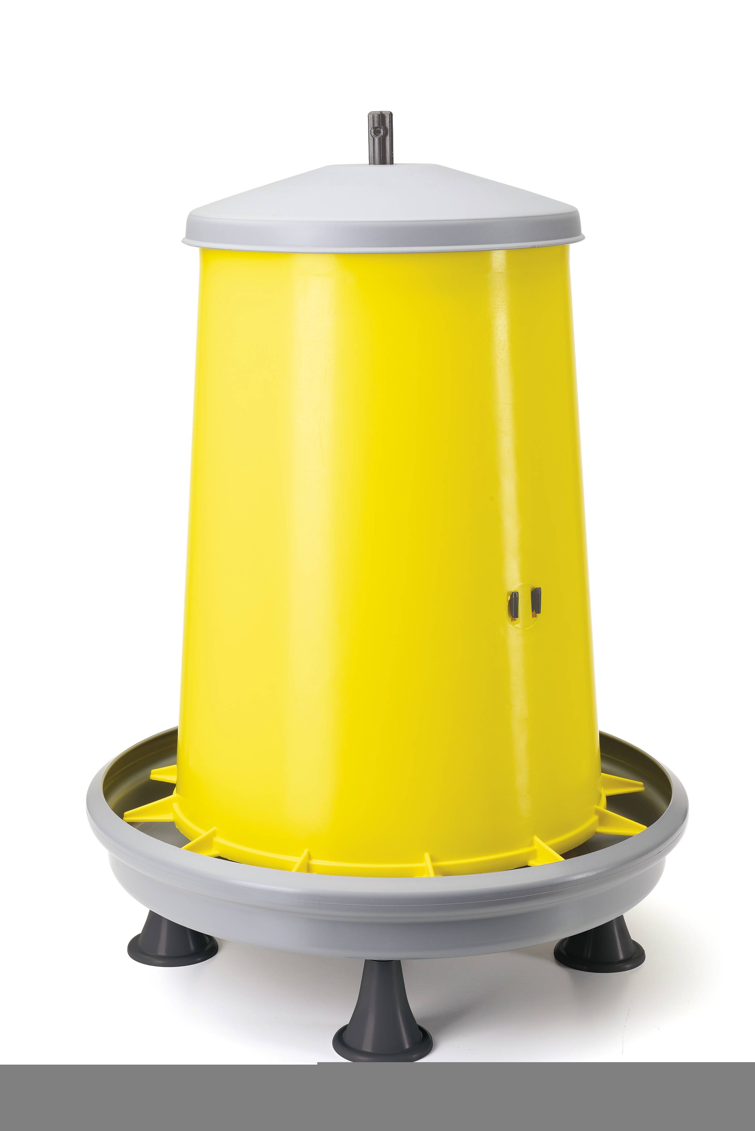 Chick'a - Alimentador de pie de plástico 20L