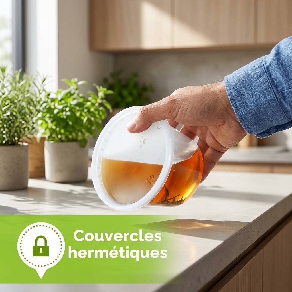 24 contenants 360 ml, couvercles étanches - Image 3