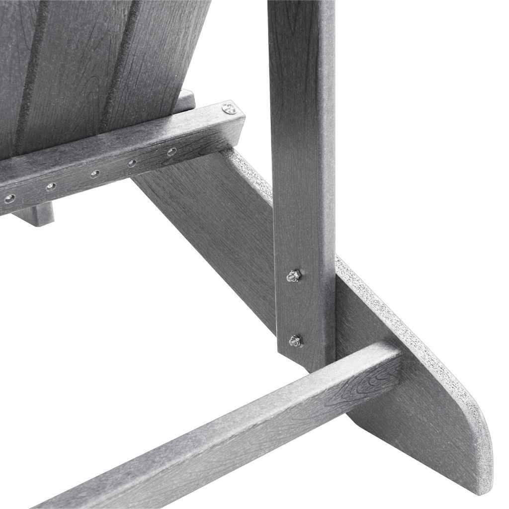 PANGIVO - Chaise de jardin Polyéthylène Gris clair 82 x 74 x 92 cm, Poids :33.6kg - PANGIVO - Image 9