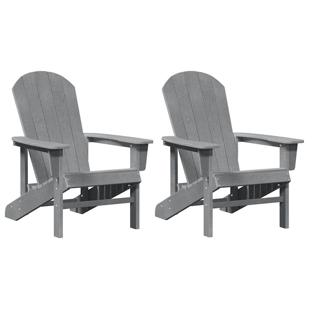 PANGIVO - Chaise de jardin Polyéthylène Gris clair 82 x 74 x 92 cm, Poids :33.6kg - PANGIVO - Image 2