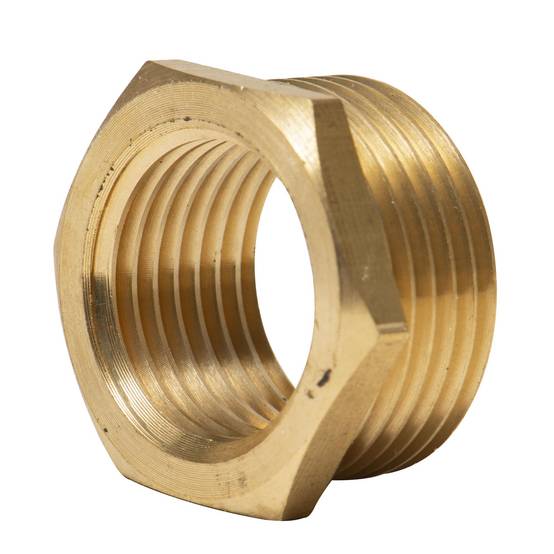 Raccord réducteur laiton mâle - femelle 3/4" x 1/2" - Image 2