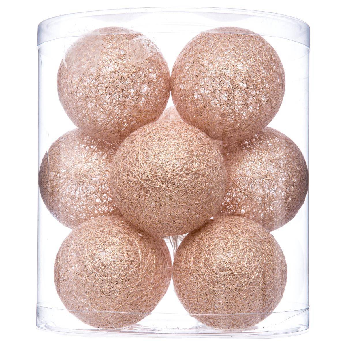 Atmosphera - Guirlande LED à piles 10 boules D.6cm or - Atmosphera Créateur d'intérieur - Image 3