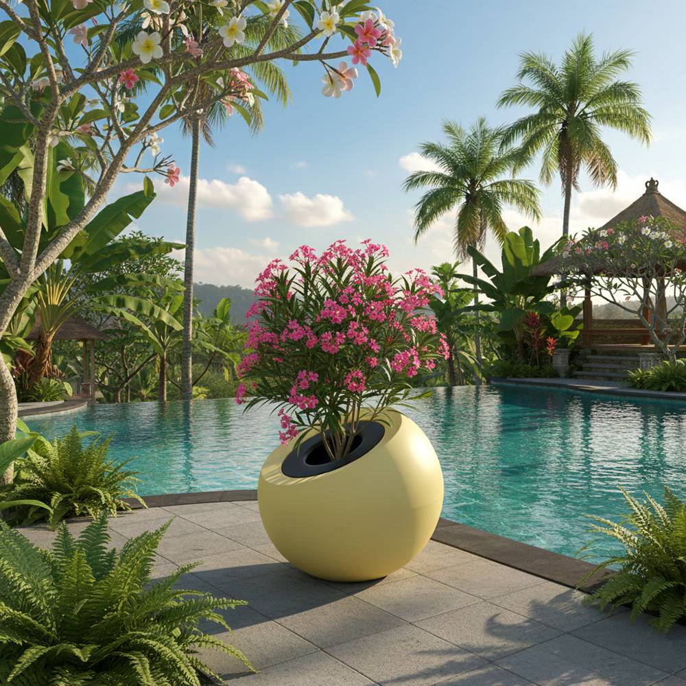 Pot de fleurs dolce vita 300l - plast'up rotomoulage - Image 3