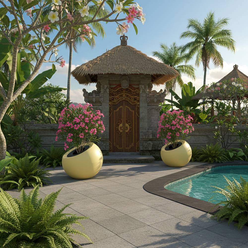 Pot de fleurs dolce vita 300l - plast'up rotomoulage - Image 4