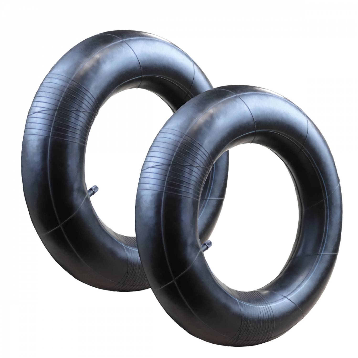 Linxor - Lot de 2 chambres à air valve droite pour brouette, diable, chariot, tondeuse ou autre - 4.8 / 4.00 - 8 - Imagen 1