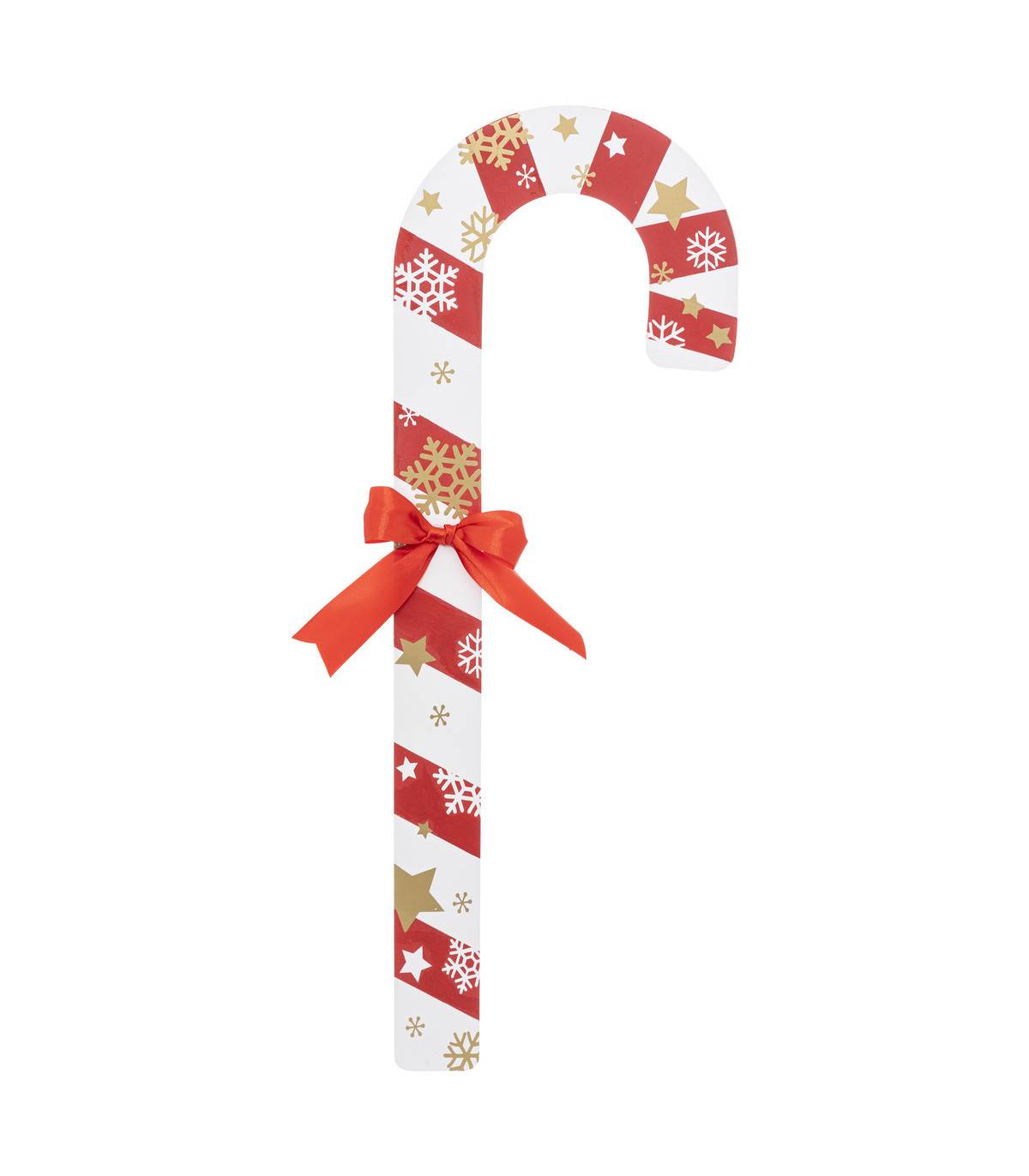 Fééric Lights & Christmas - Suspension de Noël Sucre Orge en bois H 65 cm - Imagen 1