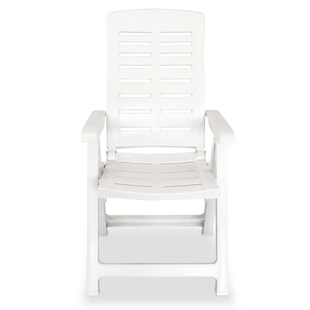 Prolenta Premium - Chaises de jardin plastique blanc 60 x 61 x 108 cm - Prolenta premium p3240.7 - Image 3