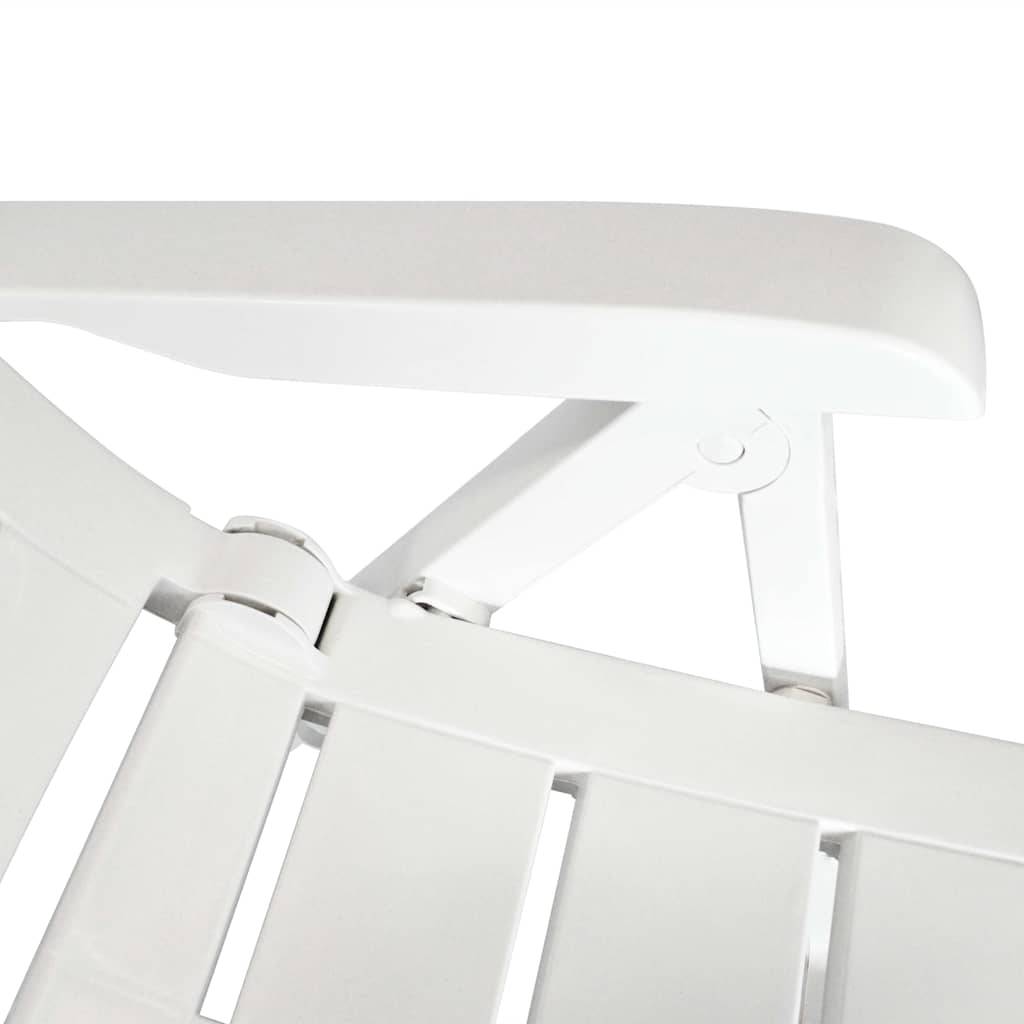 Prolenta Premium - Chaises de jardin plastique blanc 60 x 61 x 108 cm - Prolenta premium p3240.7 - Image 5