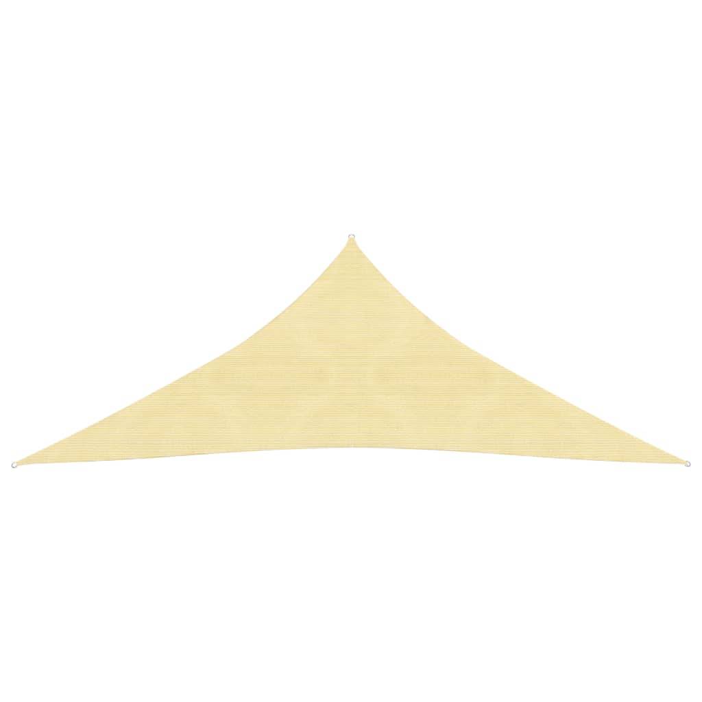Helloshop26 - Voile toile d'ombrage parasol 160 g/m² PEHD 3 x 3 x 3 m beige - Imagen 2
