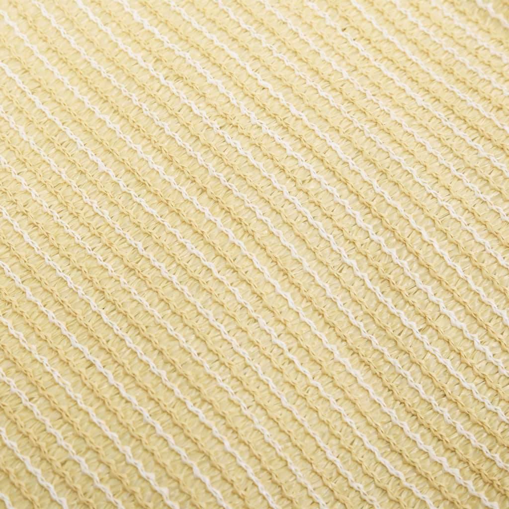 Helloshop26 - Voile toile d'ombrage parasol 160 g/m² PEHD 3 x 3 x 3 m beige - Imagen 3