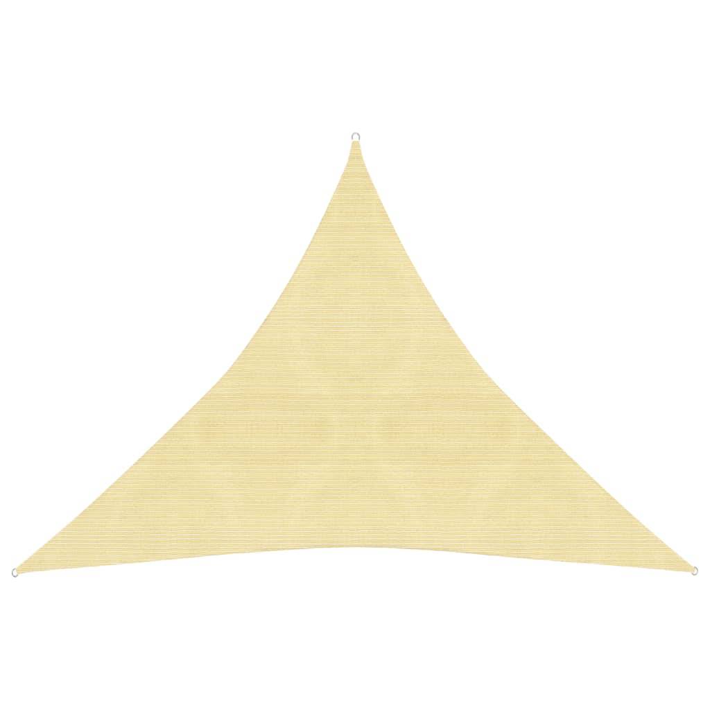 Helloshop26 - Voile toile d'ombrage parasol 160 g/m² PEHD 3 x 3 x 3 m beige - Imagen 1