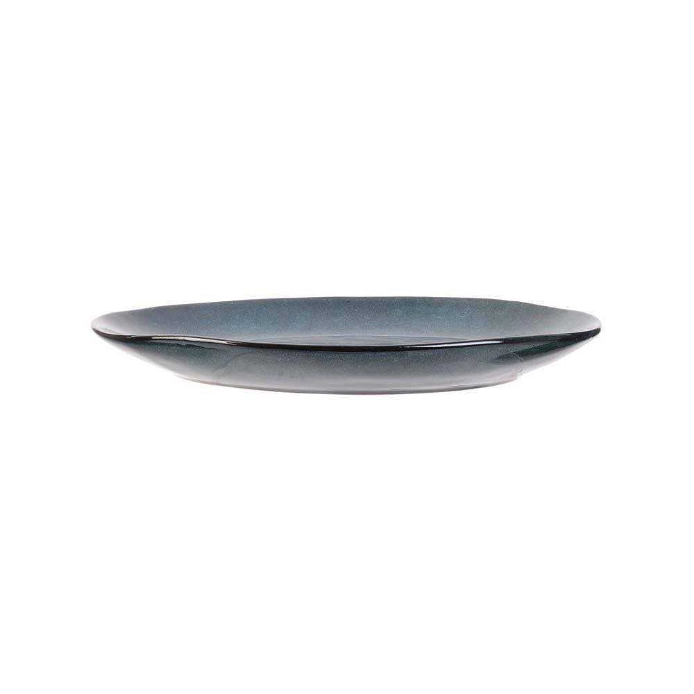 The Home Deco Factory - Assiette en grès bleu Au grès du temps (Lot de 6) 22 cm - Imagen 3