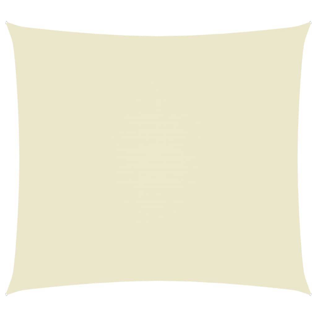 Helloshop26 - Voile toile d'ombrage parasol tissu oxford rectangulaire 2 x 3 m crème - Imagen 1