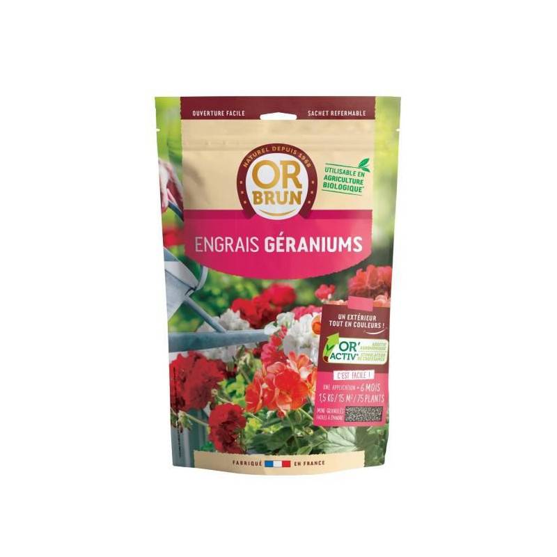 Or Brun - Or Brun Engrais Geranium 1,5 Kg - Image 1