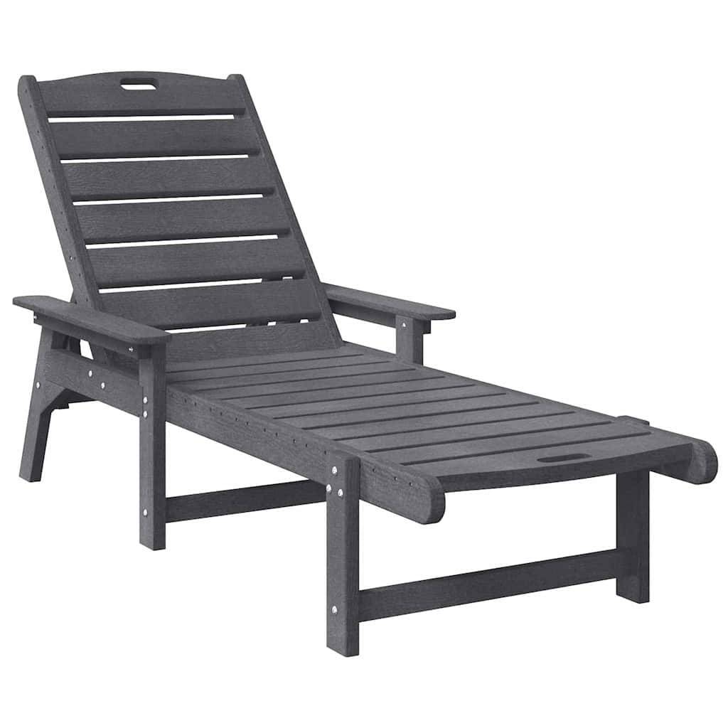Vidaxl - Transat Gris clair HDPE vidaXL 42006640 - Image 2