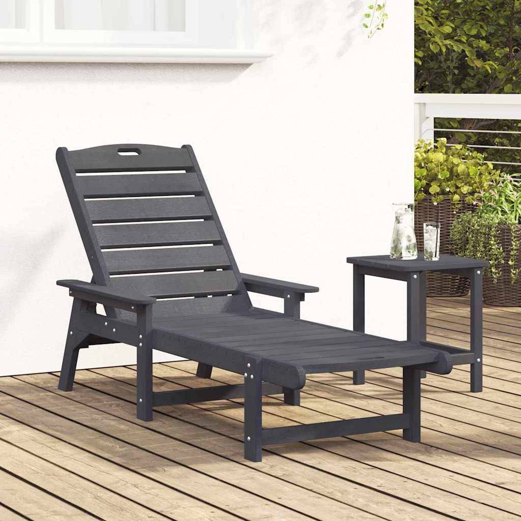 Vidaxl - Transat Gris clair HDPE vidaXL 42006640 - Image 4